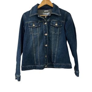 Old Navy Maternity Women's Size S Small Blue Stretch Denim Jean Jacket